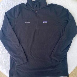 NWOT! Black patagonia quarter zip fleece